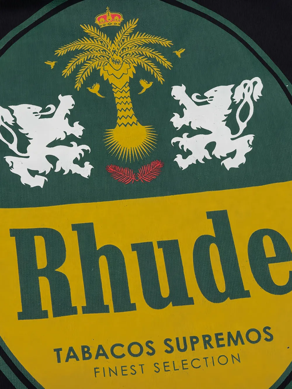 RHUDE Tabaco T-shirt Zwart