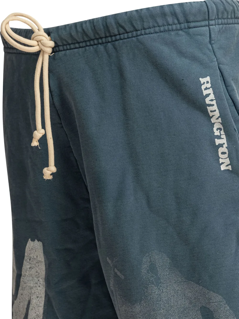 RRR123 Trainingsshorts met print Blauw