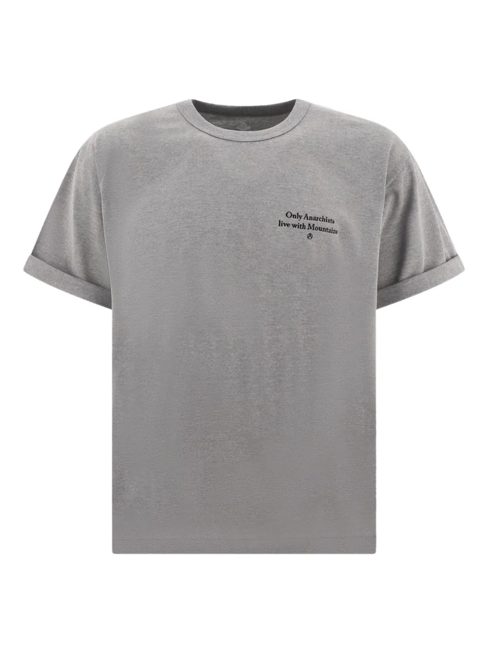 embroidered crew-neck T-shirt