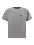 Mountain Research embroidered crew-neck T-shirt - Grey