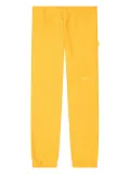 Advisory Board Crystals Sphene embroidered-number track pants - Yellow