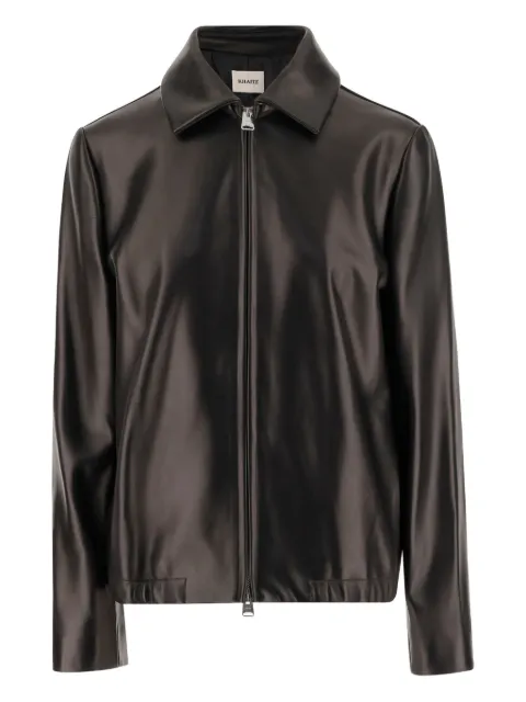 KHAITE Jackson zip-front leather jacket