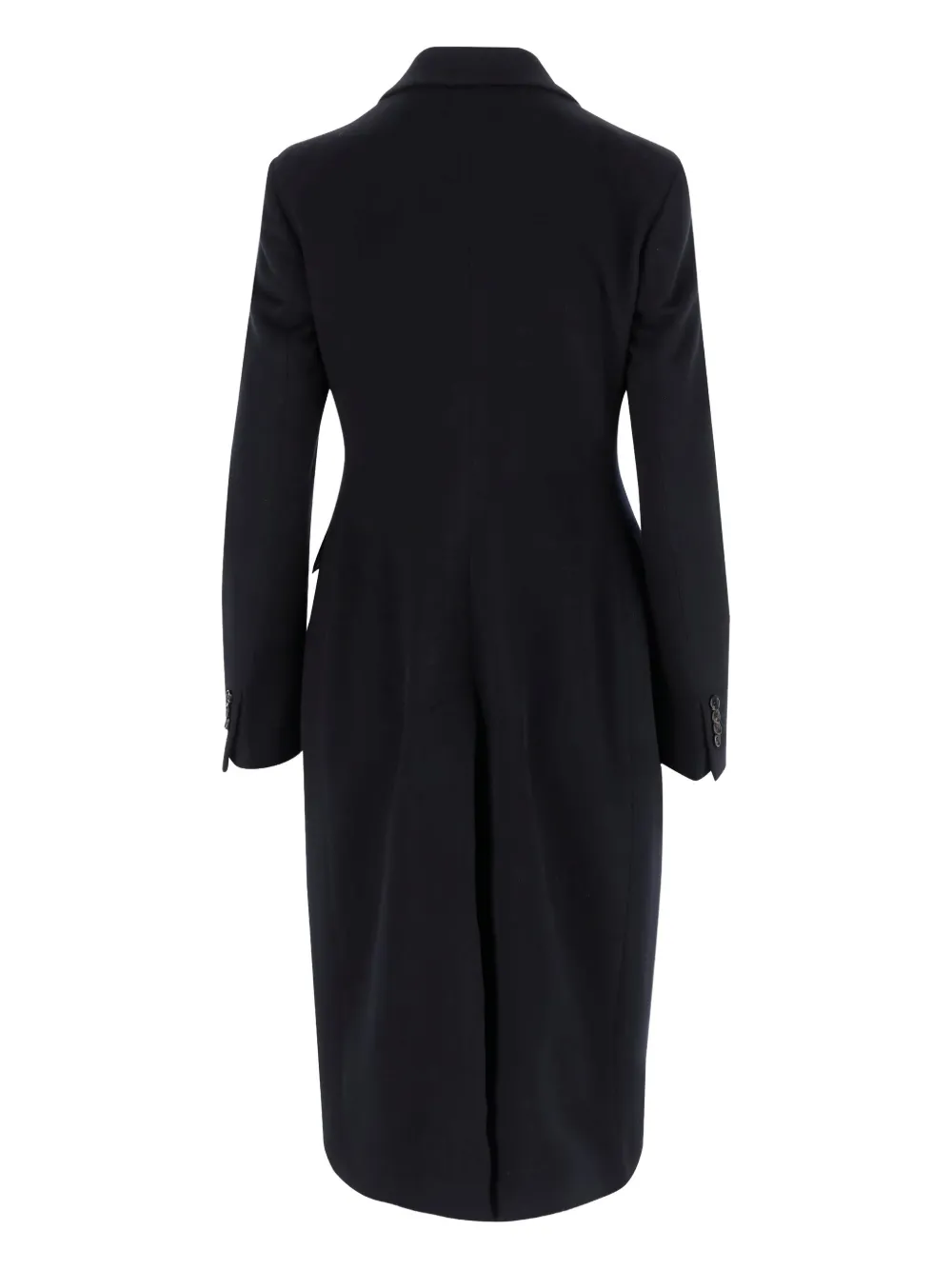 Tagliatore double-breasted cashmere coat Blauw