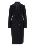 Tagliatore double-breasted cashmere coat - Blue