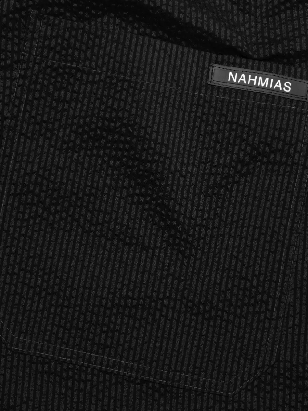 Nahmias Ribfluwelen gestreepte broek Zwart