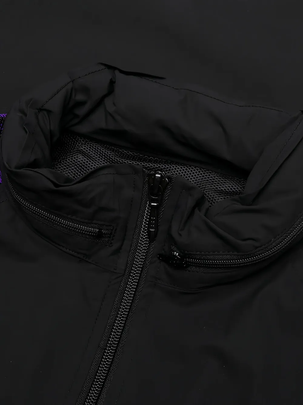 Needles x DC Shoes trainingsjack met streepdetail Zwart