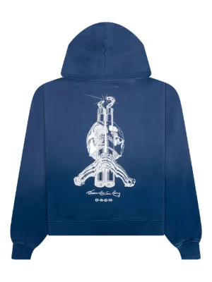 Neighborhood x Bounty Hunter graphic-print Hoodie | Black