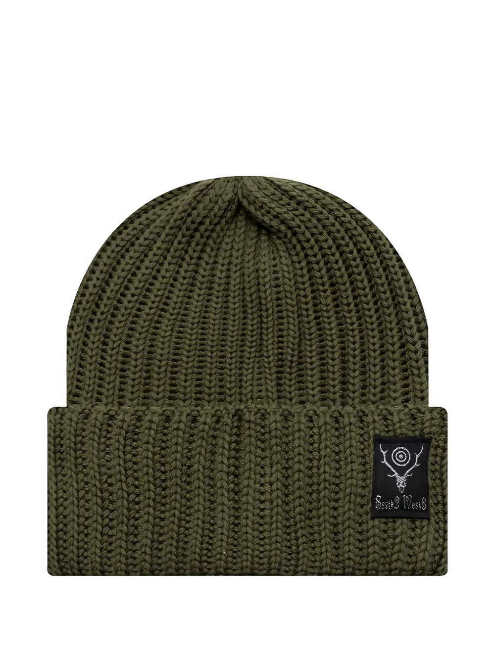 South2 West8 Watch Ribbed Knit Beanie In Green