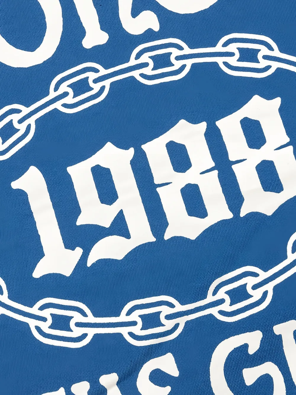 Honor The Gift chainlink-logo hoodie Blauw