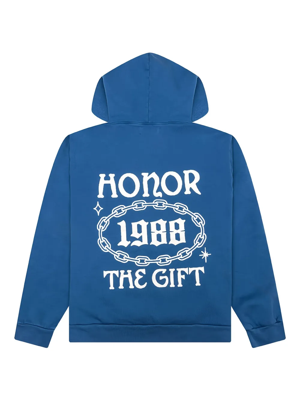 Honor The Gift chainlink-logo hoodie Blauw