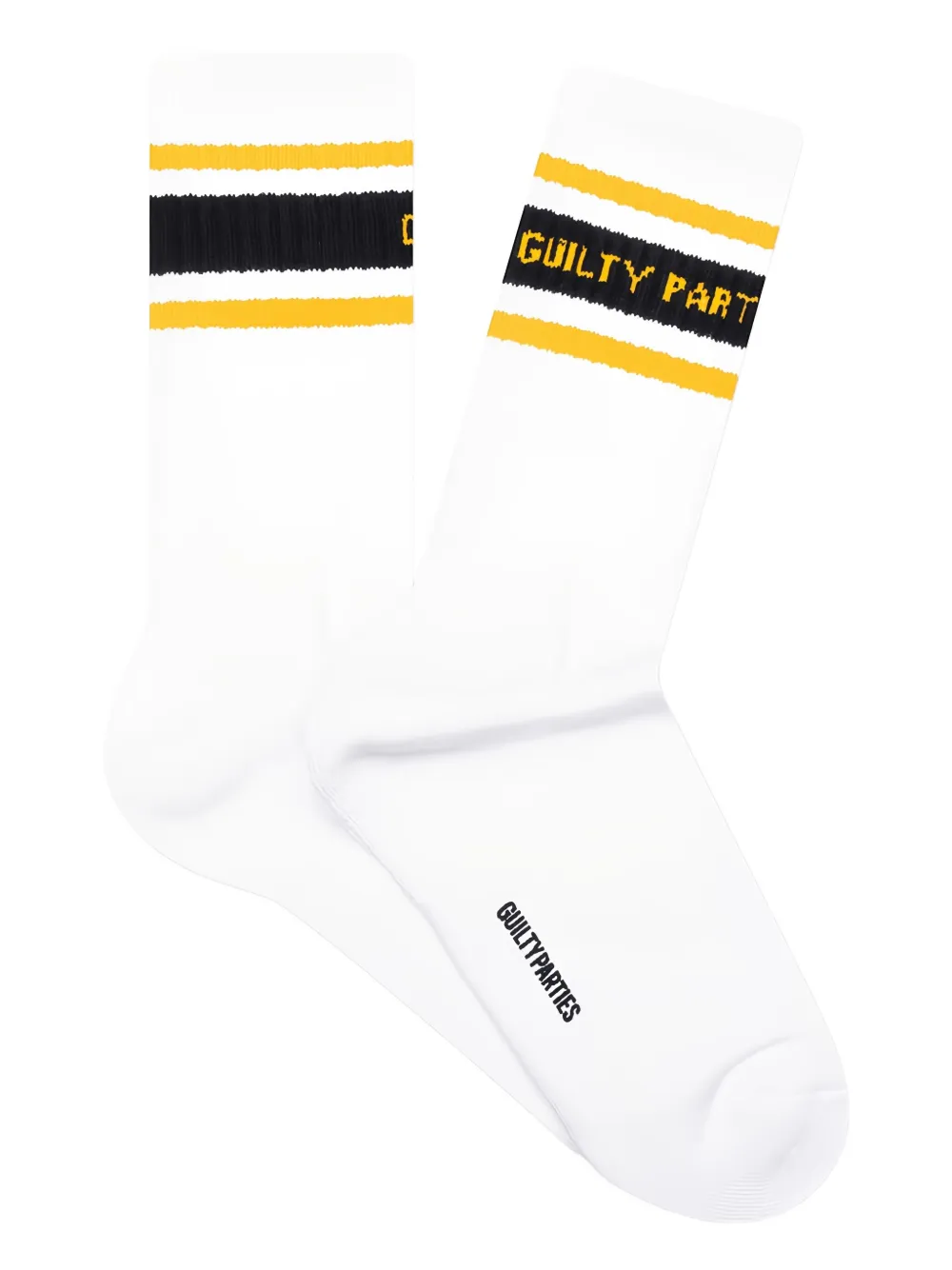 WACKO MARIA Skater striped socks - ホワイト WACKO MARIA Skater striped socks - ホワイト
