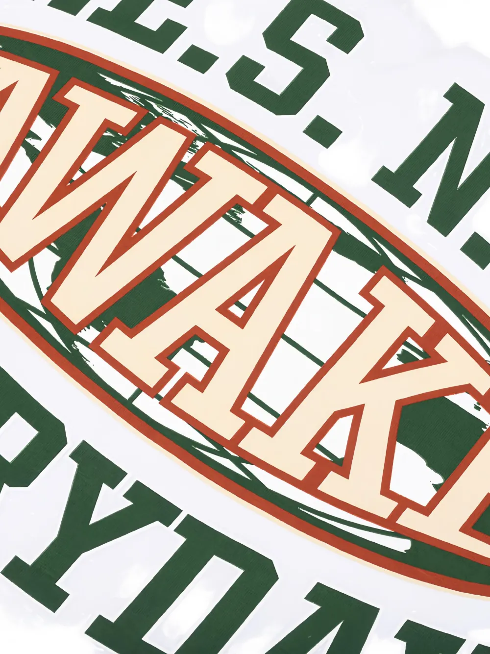 Awake NY T-shirt met logoprint Wit