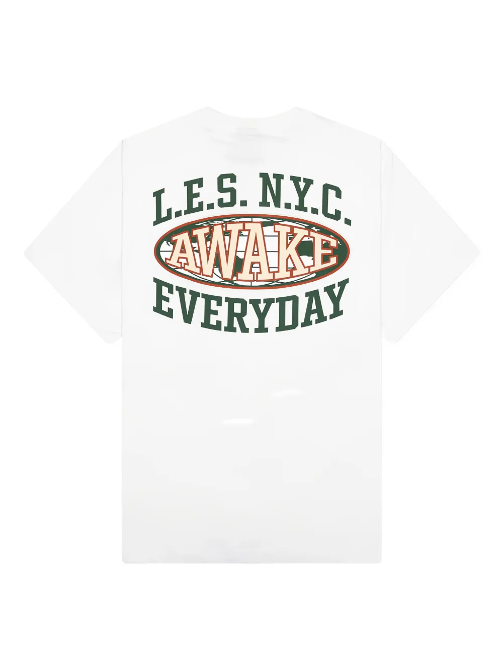 Awake NY T-shirt met logoprint - Wit