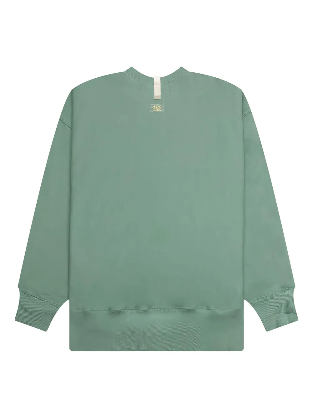Advisory Board Crystals Sweater met ronde hals en logo Groen