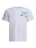 Sun Surf graphic-print T-shirt - White