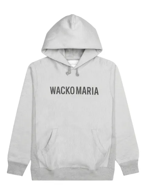 WACKO MARIA logo pullover hoodie