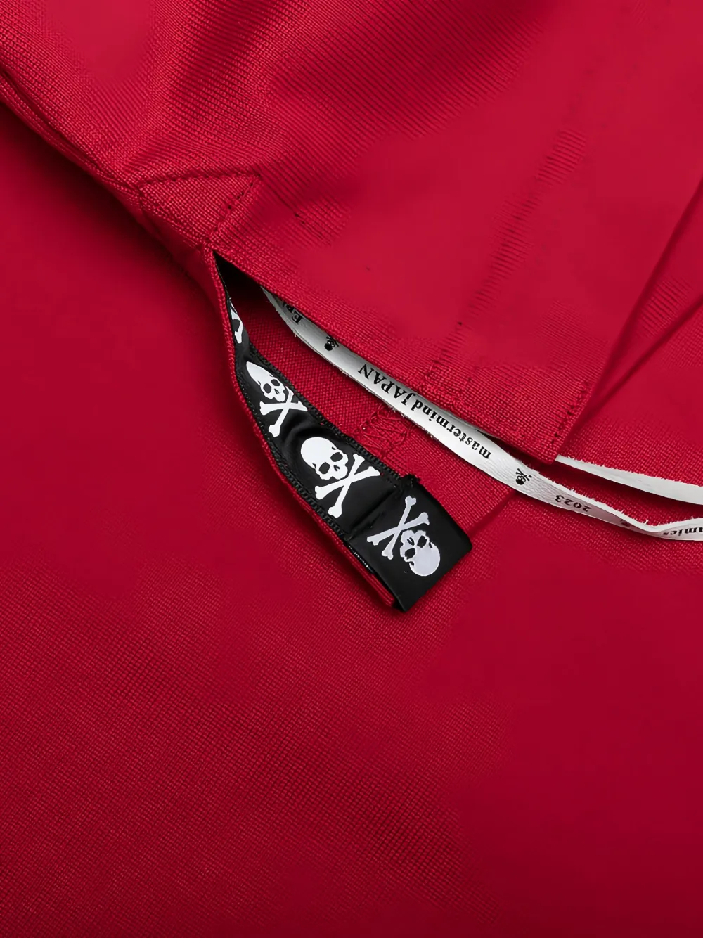 Mastermind Japan skull-print T-shirt Rood