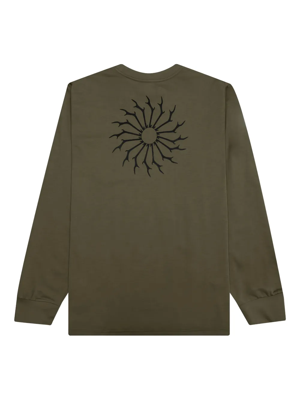 SOUTH2 WEST8 T-shirt met lange mouwen en zak - Groen