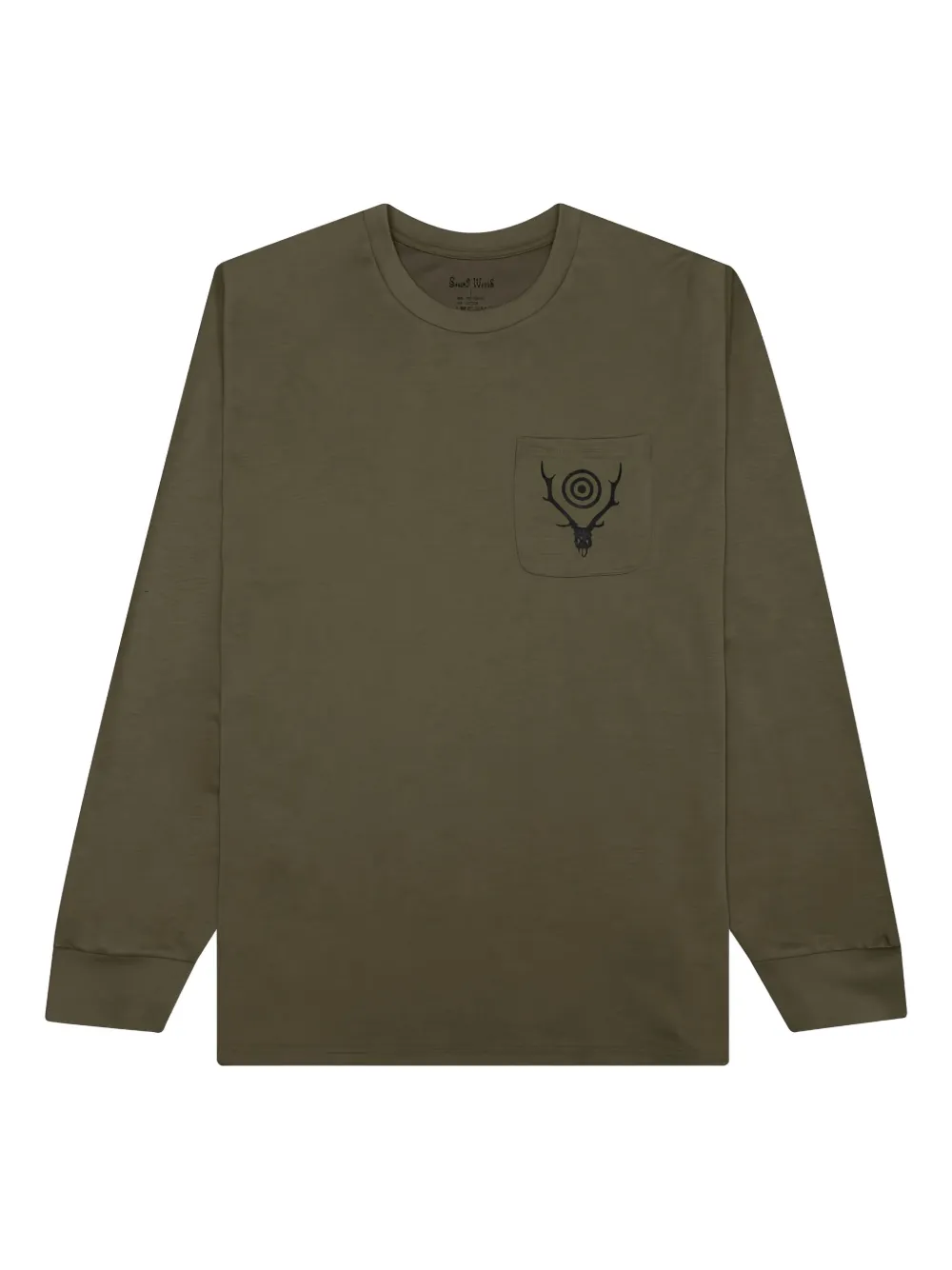 SOUTH2 WEST8 long-sleeve pocket T-shirt - グリーン SOUTH2 WEST8 long-sleeve pocket T-shirt - グリーン