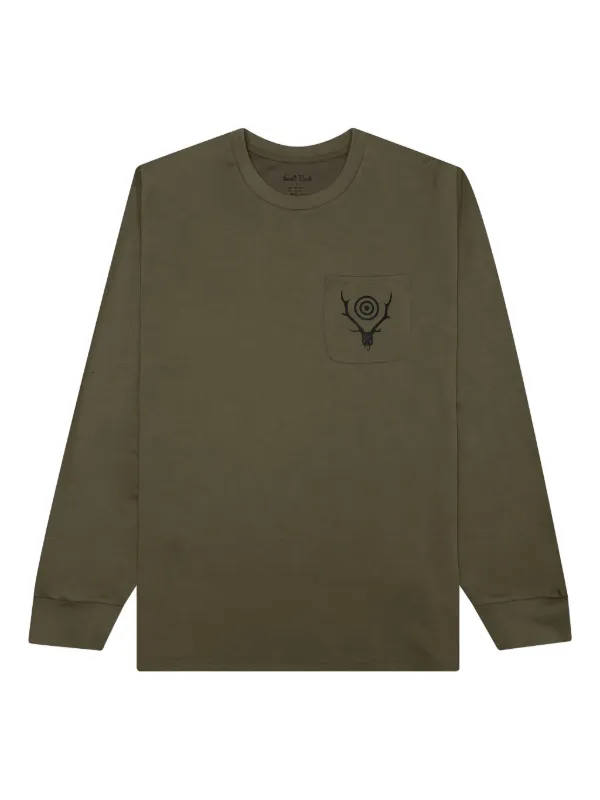 SOUTH2 WEST8 ポケット ロングTシャツ | グリーン | FARFETCH JP
