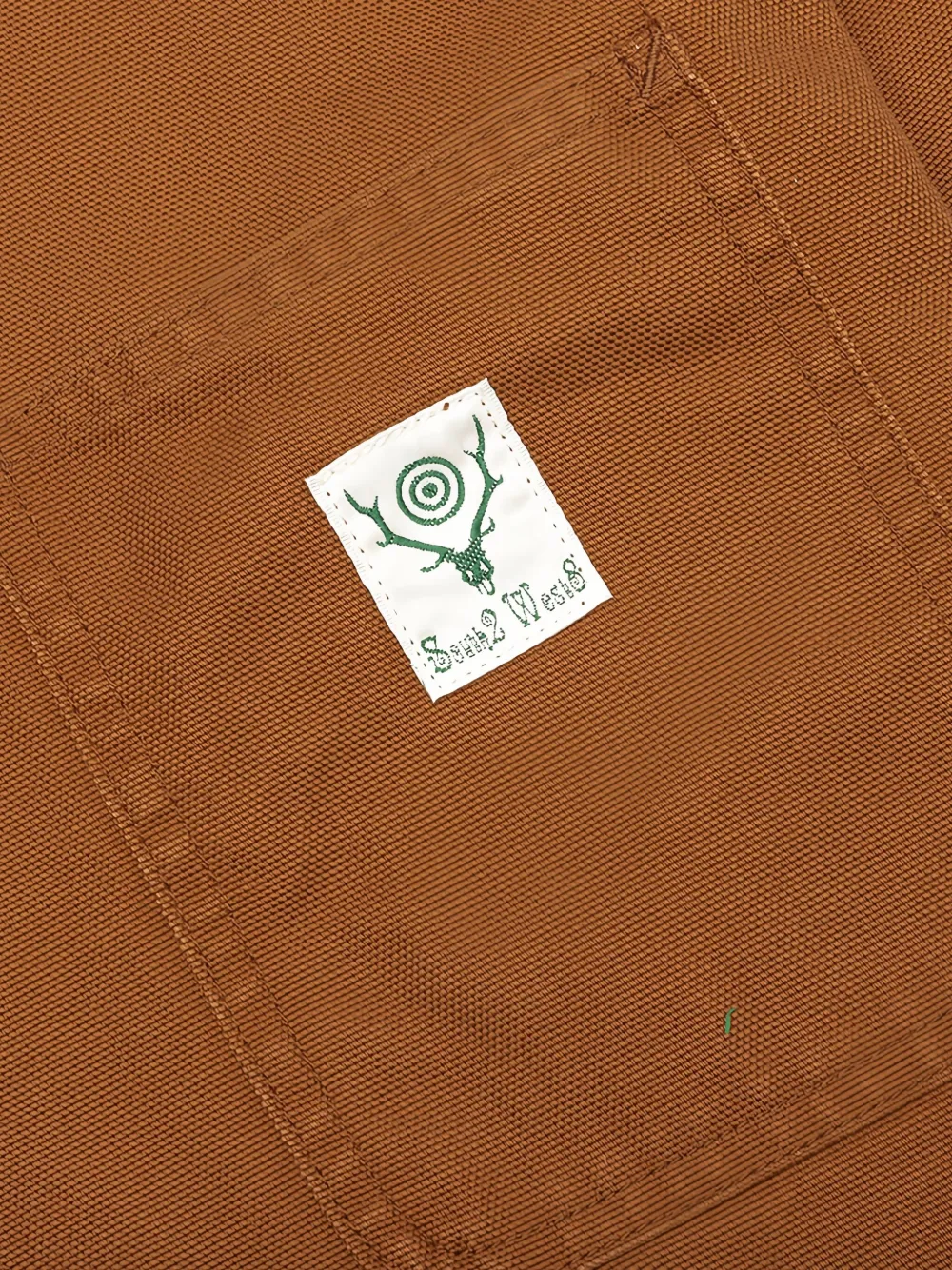 SOUTH2 WEST8 Shirtjack met knoopdetail Bruin