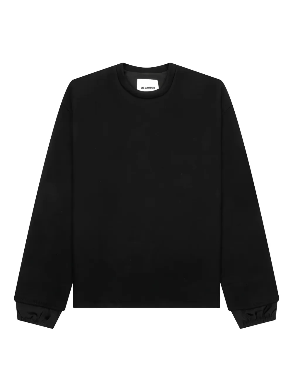 Jil Sander Sweater met manchetten Zwart