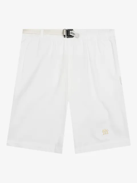 Advisory Board Crystals buckle-fastening logo shorts