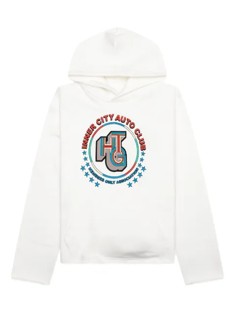 Honor The Gift Auto Association embroidered logo hoodie