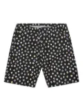 Needles patterned swim shorts - Black