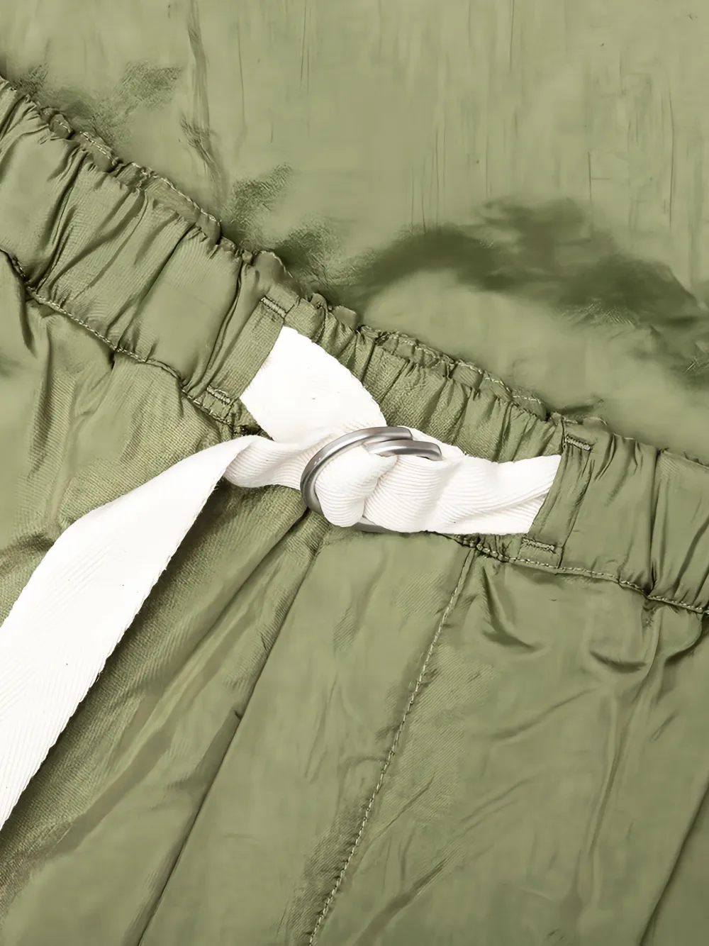 Jil Sander belted pocket shorts Groen