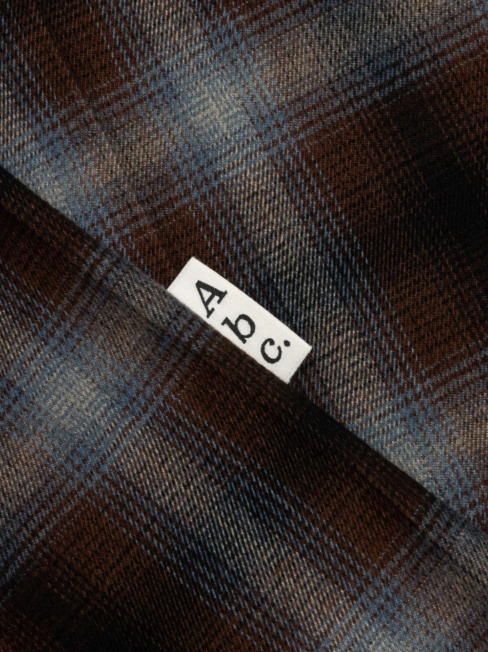Advisory Board Crystals Flanellen geruit gewatteerd shirtjack Blauw