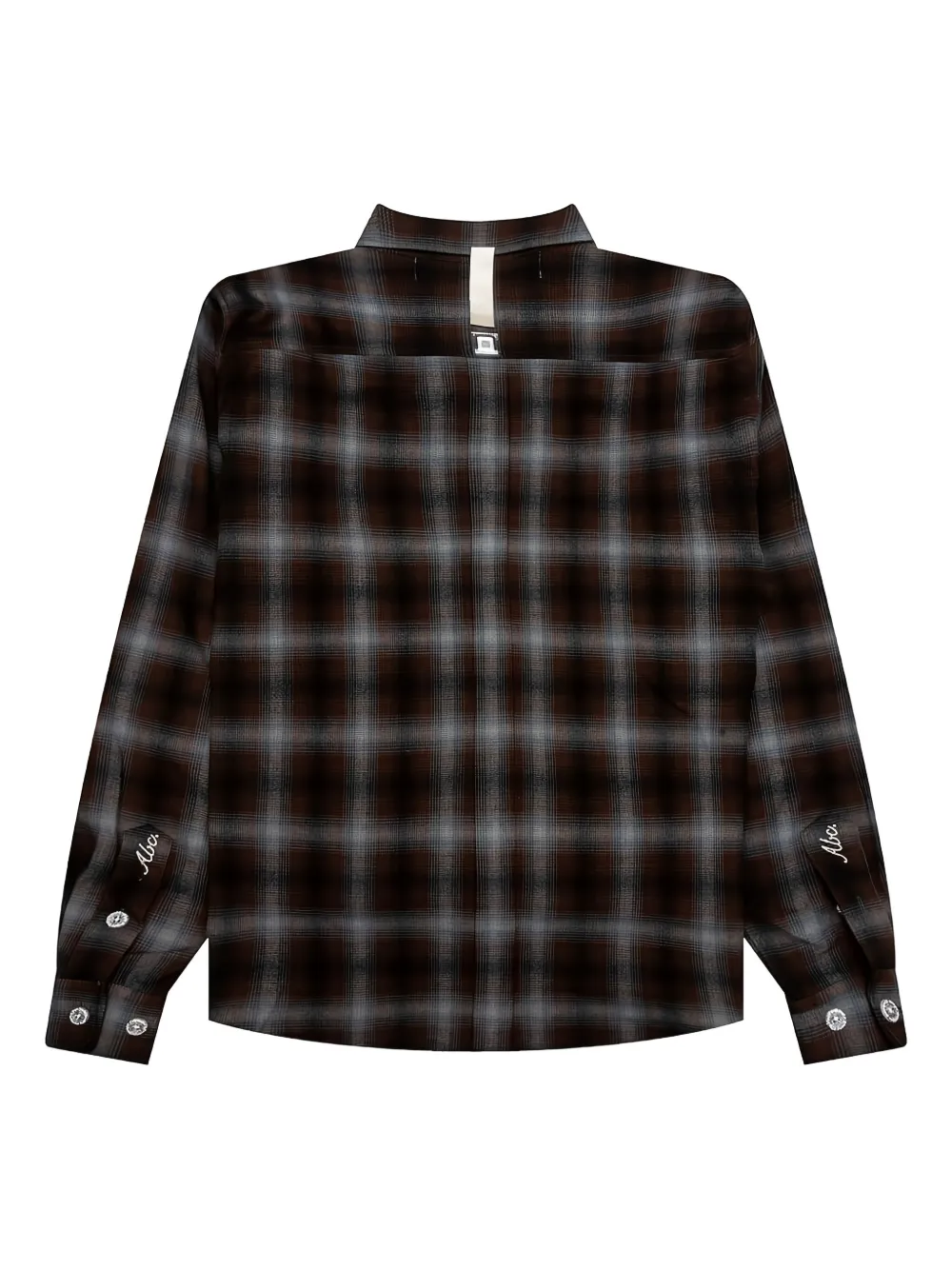 Advisory Board Crystals Flanellen geruit gewatteerd shirtjack Blauw