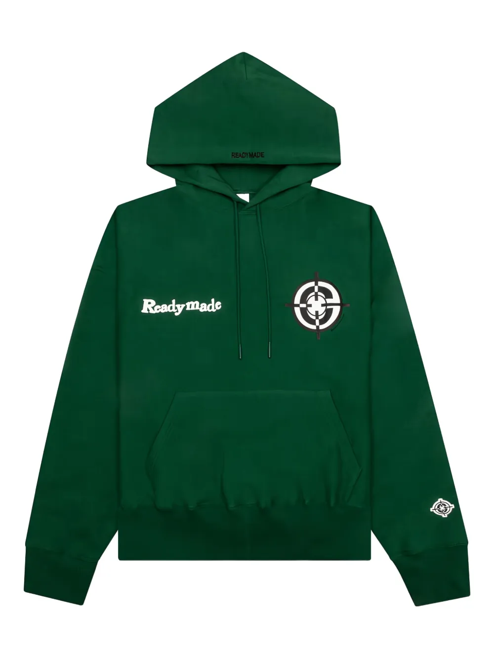 Readymade CLF target-logo hoodie - グリーン Readymade CLF target-logo hoodie - グリーン