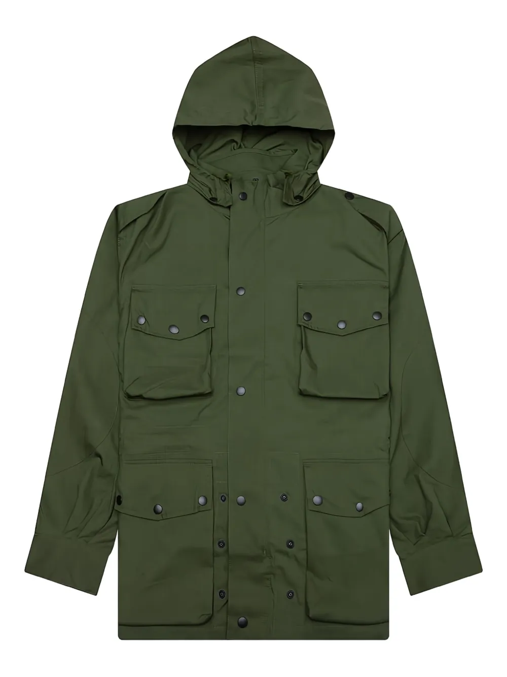 Needles Oxford veldjas met capuchon Groen