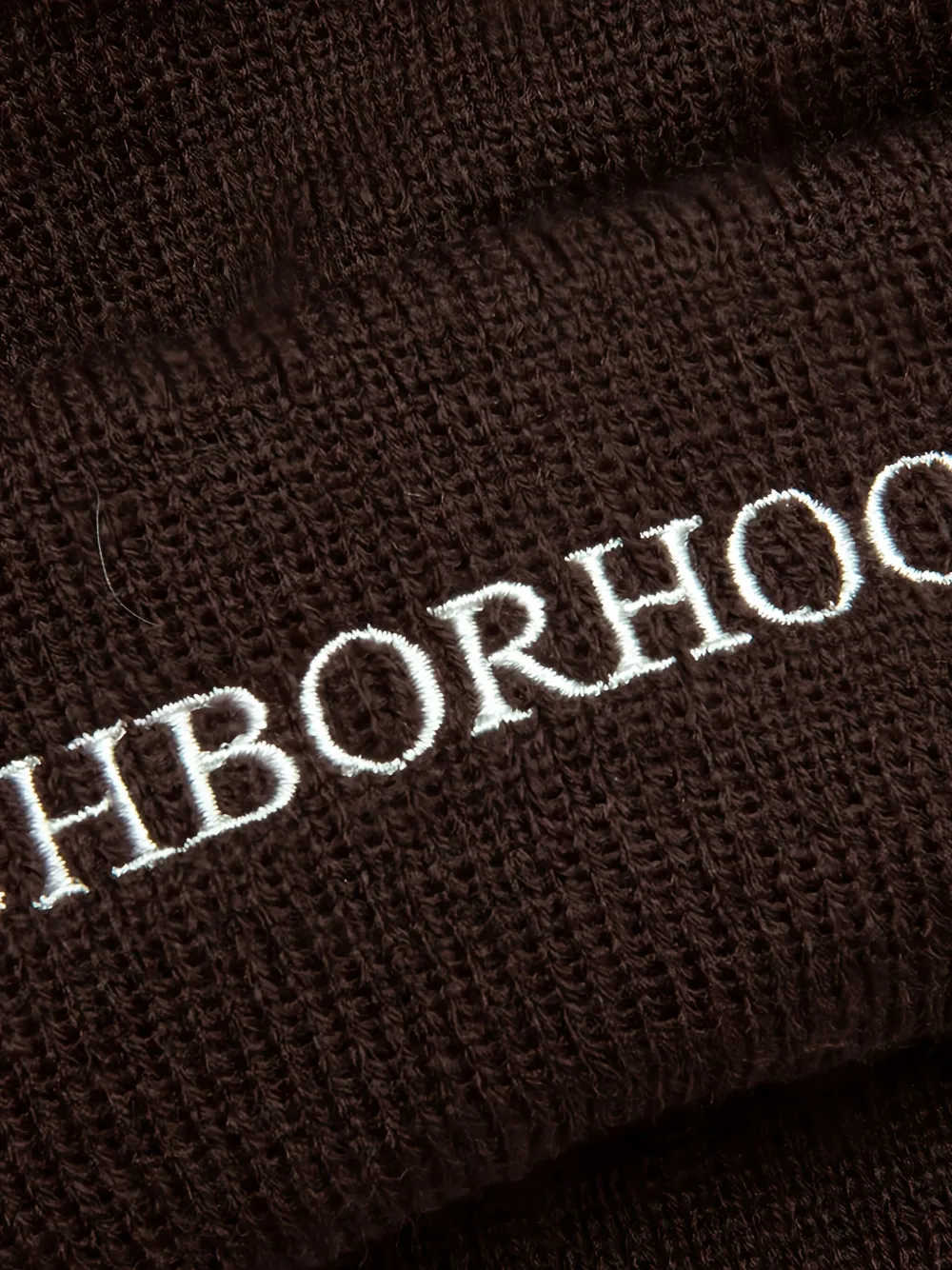 Neighborhood Muts met geborduurd logo Bruin