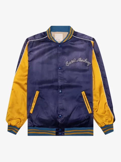 SAINT MXXXXXX satin-panel bomber jacket