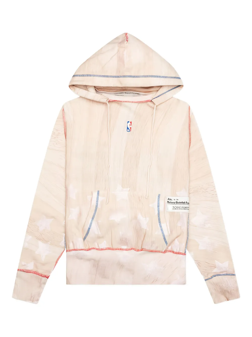 Advisory Board Crystals x LA Clippers logo-print hoodie - ニュートラル Advisory Board Crystals x LA Clippers logo-print hoodie - ニュートラル