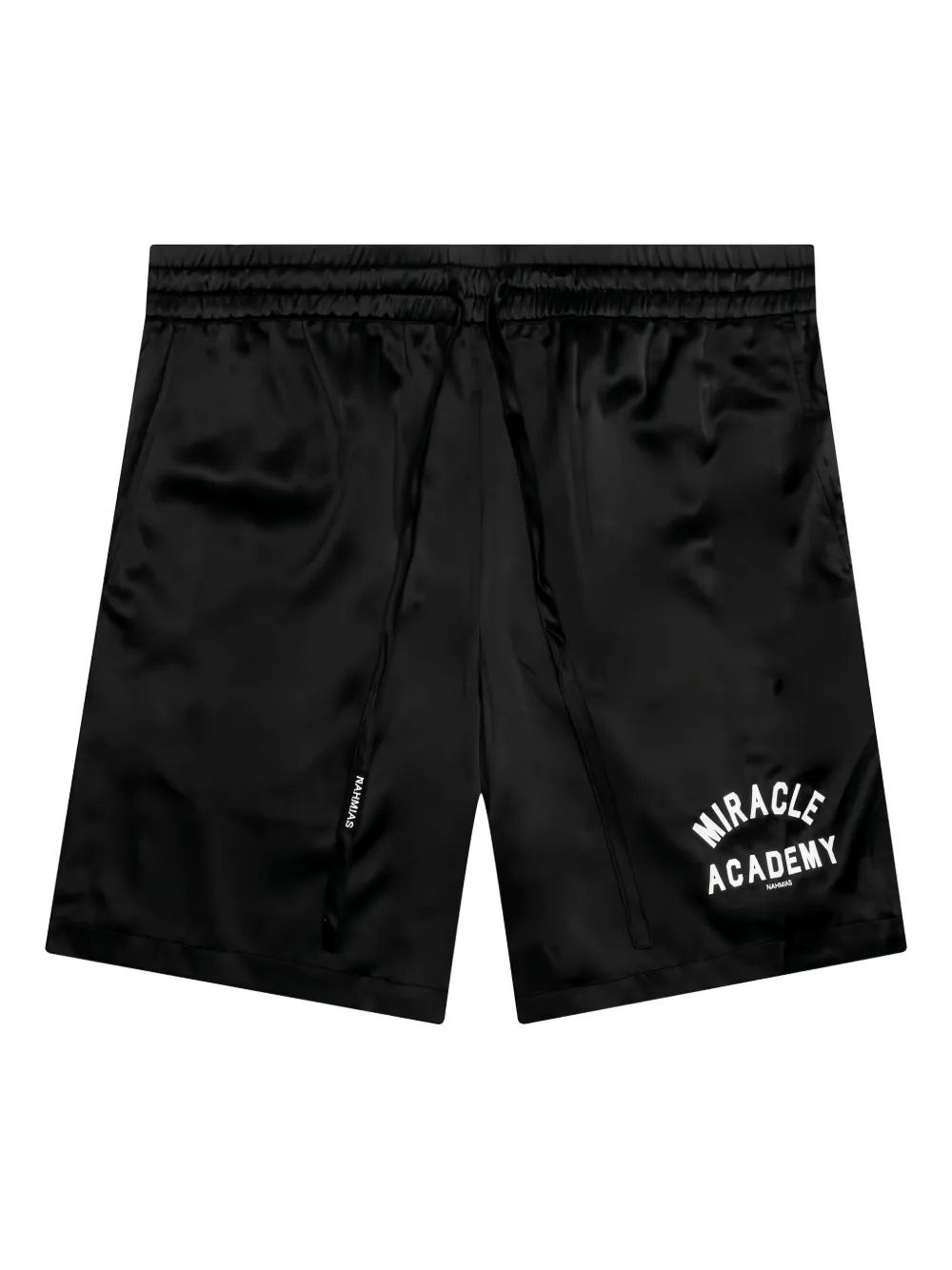 Nahmias Miracle Academy silk shorts - ブラック Nahmias Miracle Academy silk shorts - ブラック