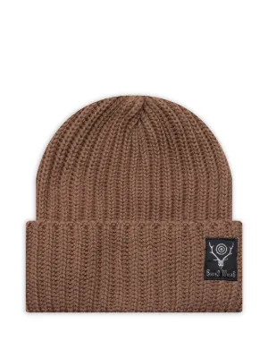 Supreme Overdyed Box-Logo Beanie | Brown | FARFETCH