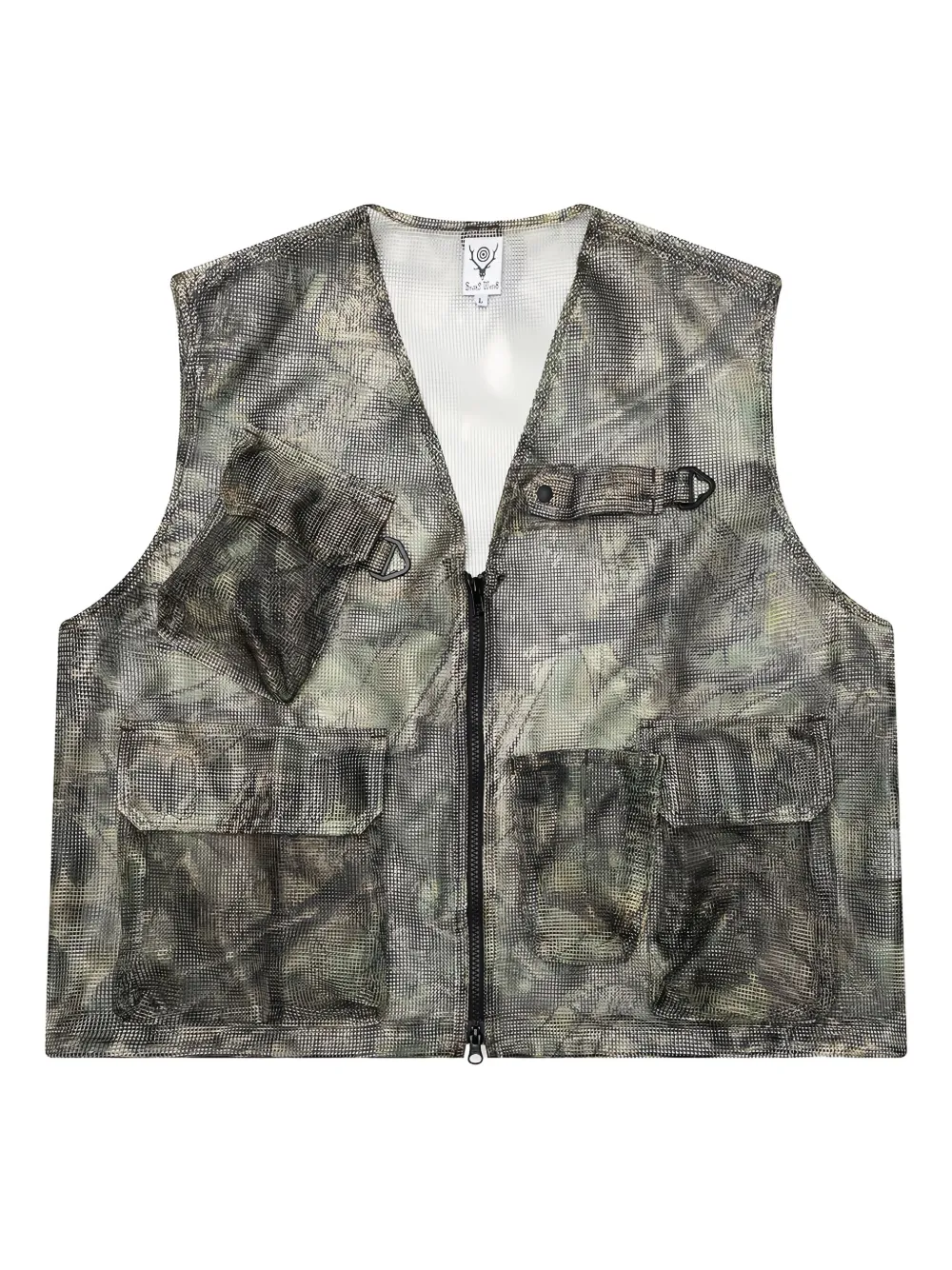 SOUTH2 WEST8 Bush Trek mesh vest - グリーン SOUTH2 WEST8 Bush Trek mesh vest - グリーン