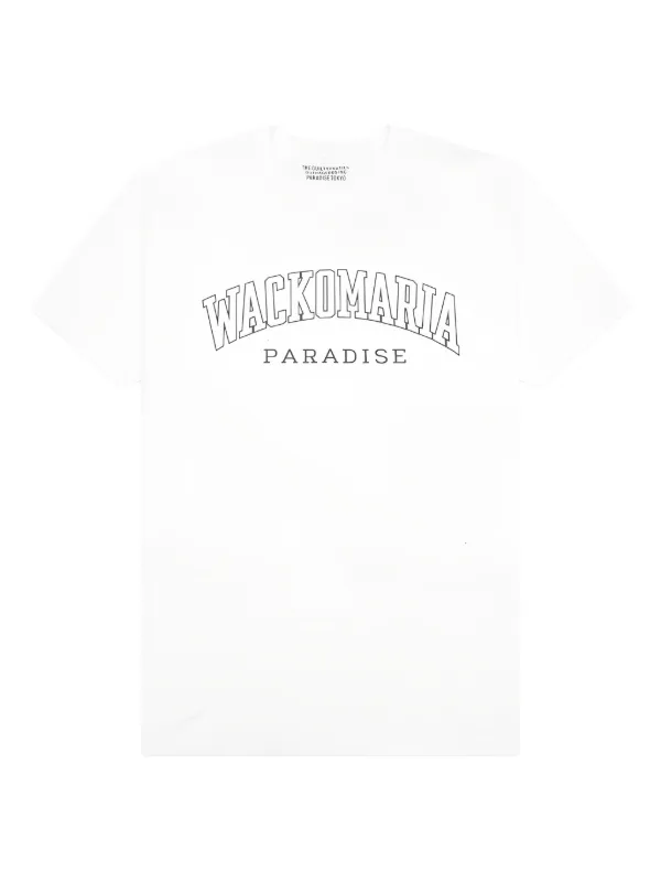 WACKO MARIA ロゴ Tシャツ | ホワイト | FARFETCH JP