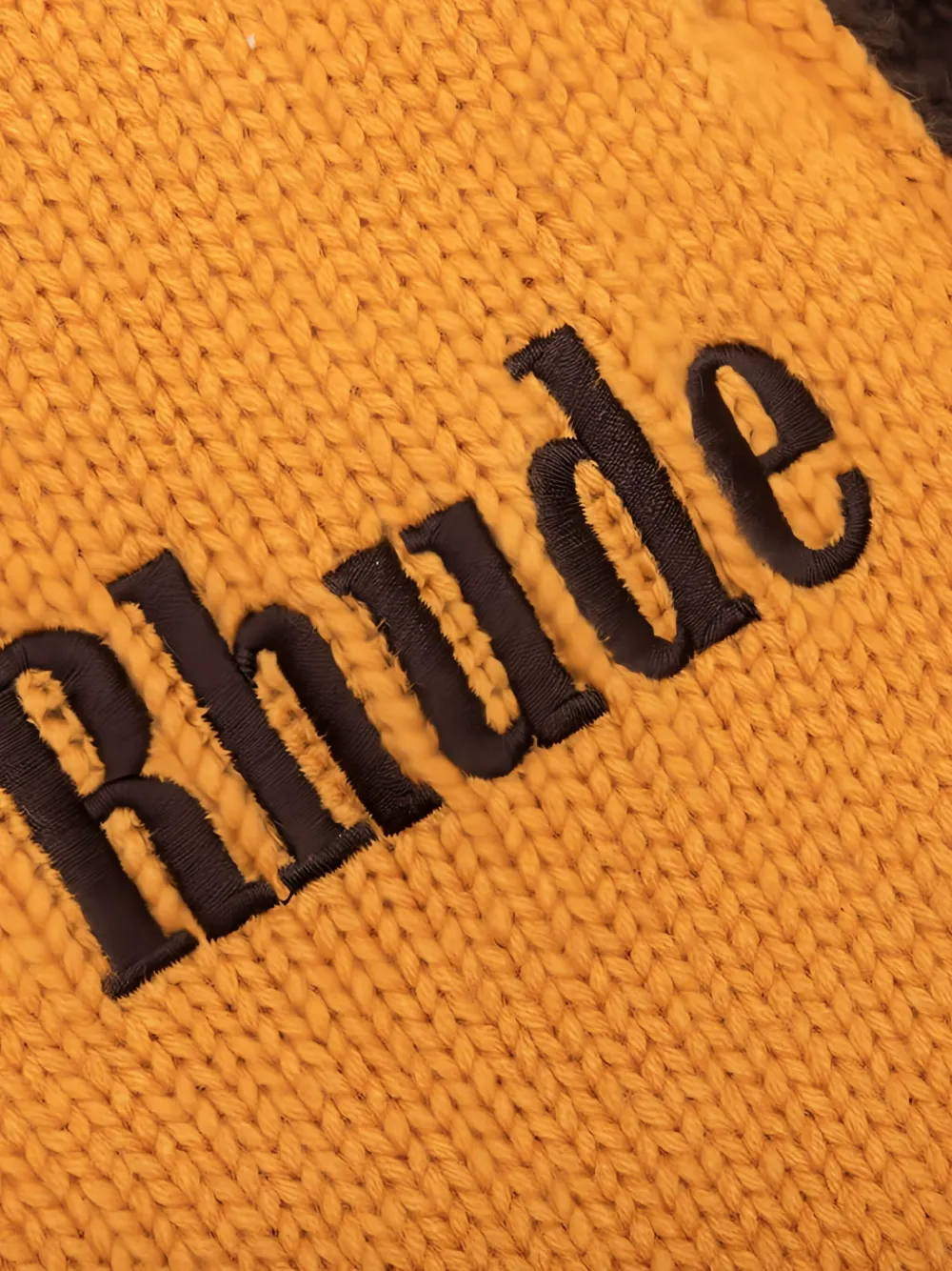 RHUDE Joggingbroek met zijstreep Geel