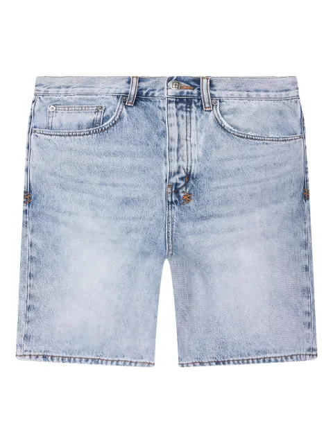 Ksubi short en jean Anti K Bunker à coutures croisées