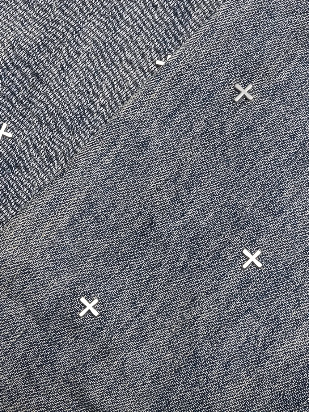 Ksubi Van Winkle denim jeans verfraaid met kruis Blauw