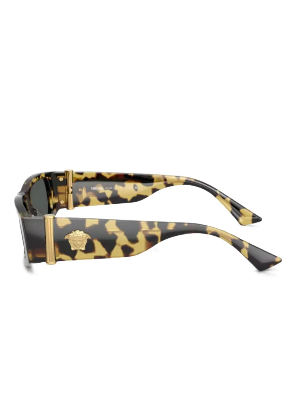 Versace Eyewear Medusa Head rectangle-frame sunglasses Bruin