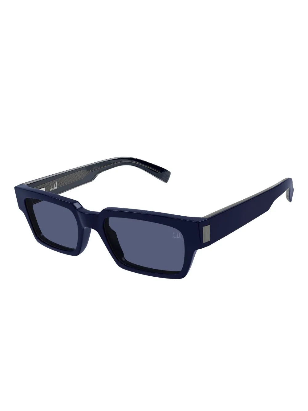 Dunhill Zonnebril met vierkant montuur - Blauw