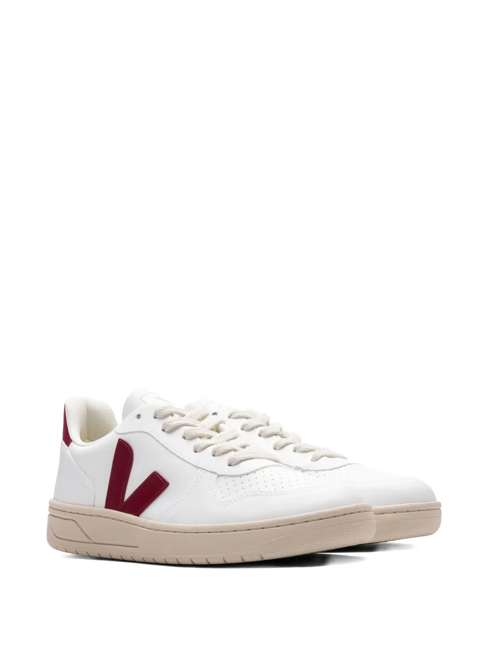 VEJA V-10 leather sneakers White