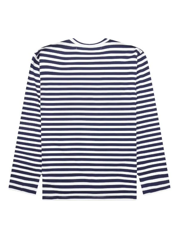 Comme Des Garçons Play x The Artist Invader ストライプ ロングT