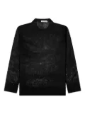 Jil Sander layered knit sweater - Black