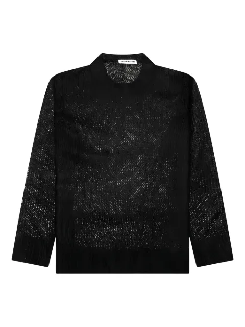 Jil Sander layered knit sweater
